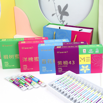 繽紛系列 袋蜜伴手禮（二） （紫椴1盒，椴樹、洋槐、百花任選1盒)