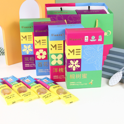 繽紛系列 勺蜜伴手禮 （紫椴、椴樹(shù)、洋槐、百花各1盒）